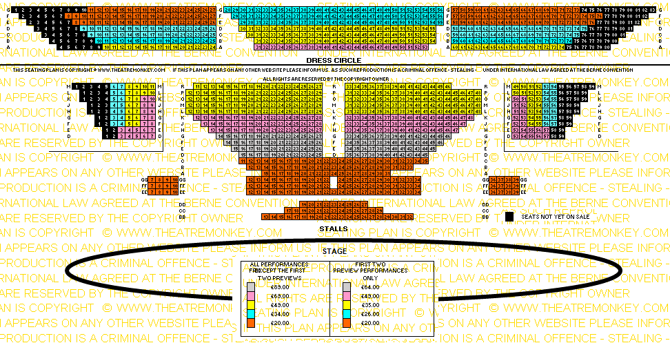 Olivier theatre prices seating plan