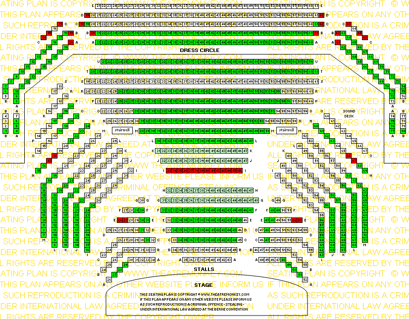 znewlondonweeknov17.gif Gillian Lynne Theatre week days seating plan