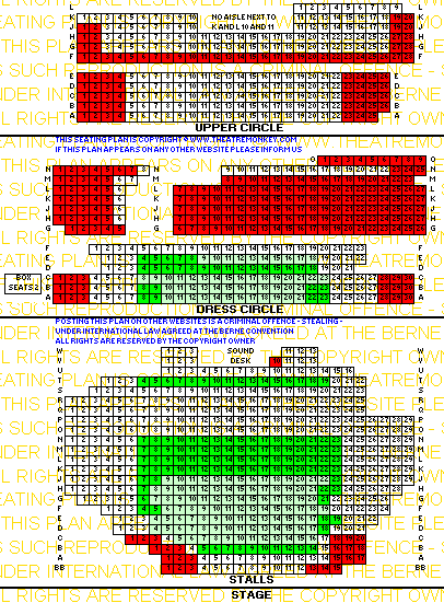 zsavoyweeksept19.gif Savoy Theatre value seating plan weekdays