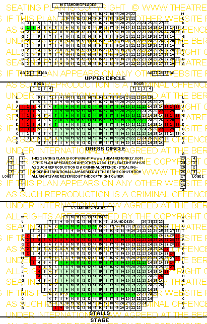 zsondheimmonthur.gif Sondheim Theatre Monday and Thursday Evenings off peak value plan