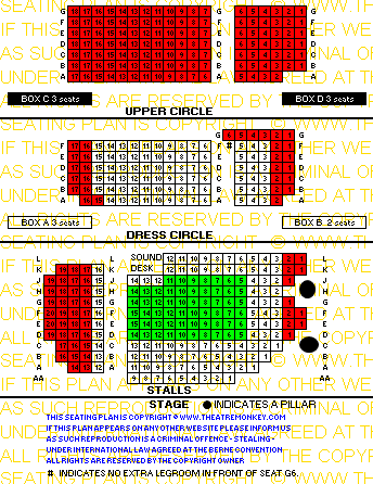 Fortune Theatre Value Seating Plan
