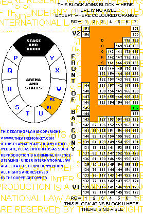 Royal Albert Hall circle V value seating plan