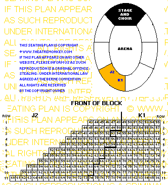 Royal Albert Hall stalls j2k1 value seating plan