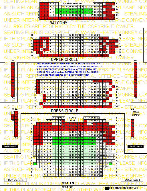 Novello Theatre value Saturday seating plan