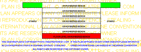 Royal Court Theatre upstairs value seating plan