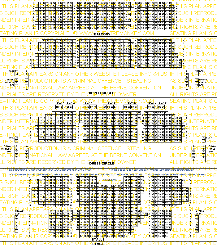 zdrurylanesept20.gif Theatre Royal, Drury Lane provisional seating plan