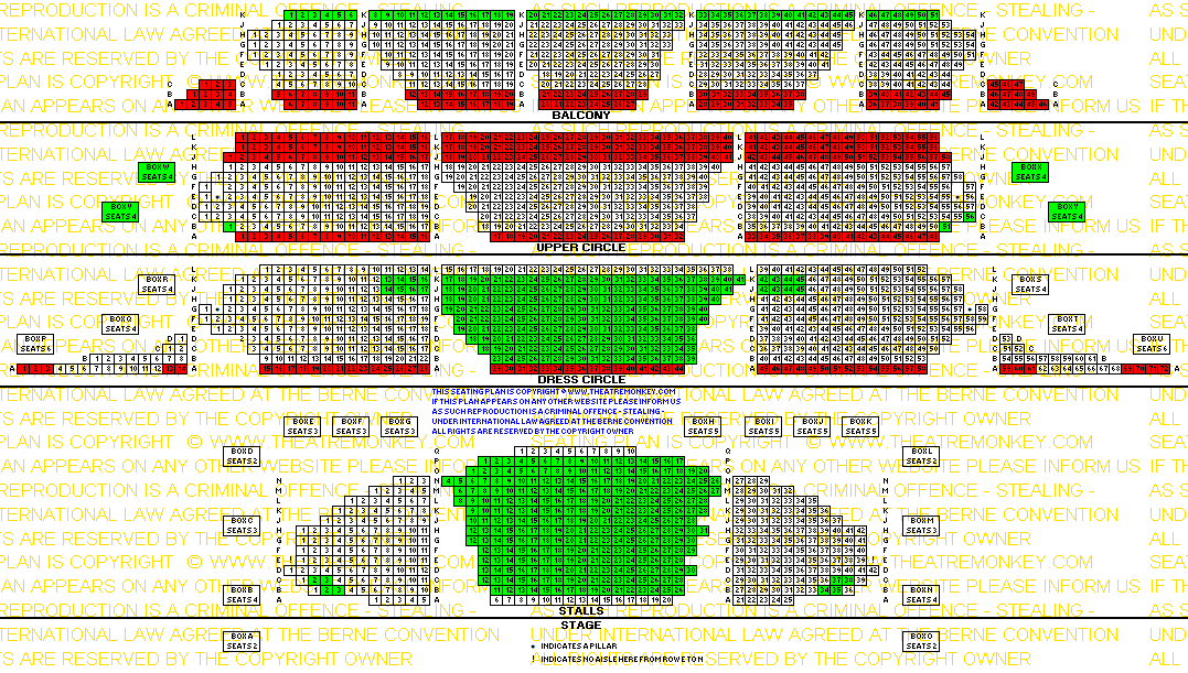 London Coliseum generic seating plan