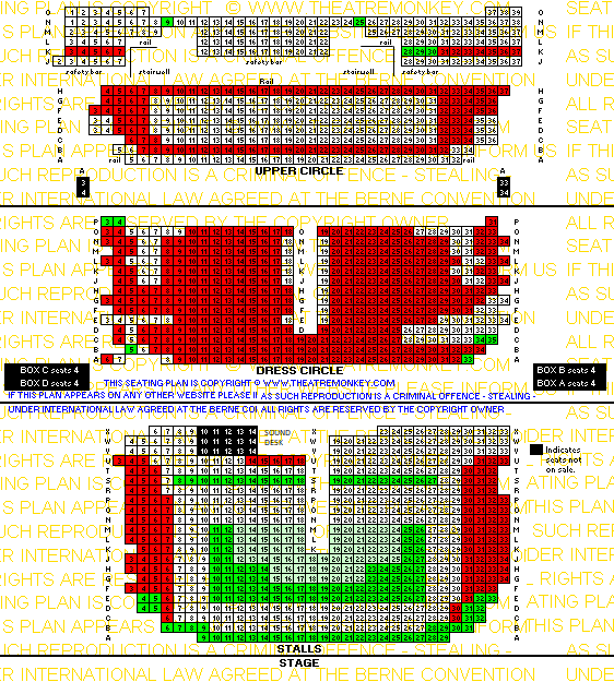 zadelphiweekjune20a.gif Adelphi Theatre value seating plan Monday to Thursday