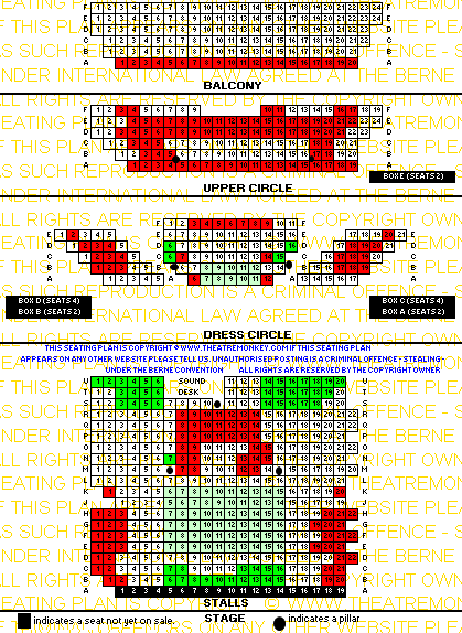 zharoldpinterweekmay21.gif Harold Pinter Theatre value seating plan Monday to Thursday