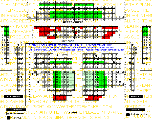 zoldvicsept21.gif Old Vic Theatre value seating plan