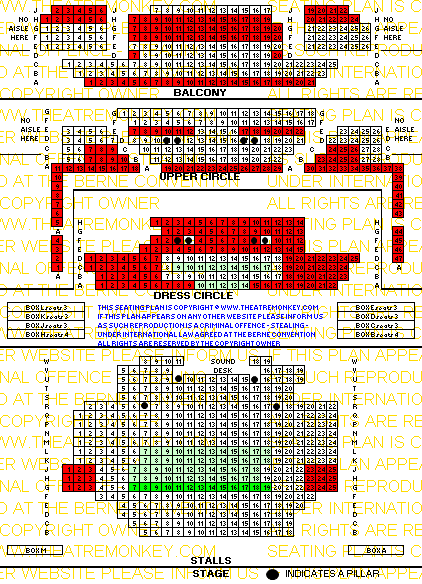 zlyricshowstopnov21.gif Lyric Theatre, Shaftesbury Avenue value seating plan