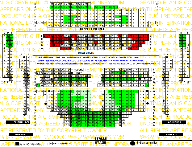 zoldvicfeb22.gif Old Vic Theatre value seating plan