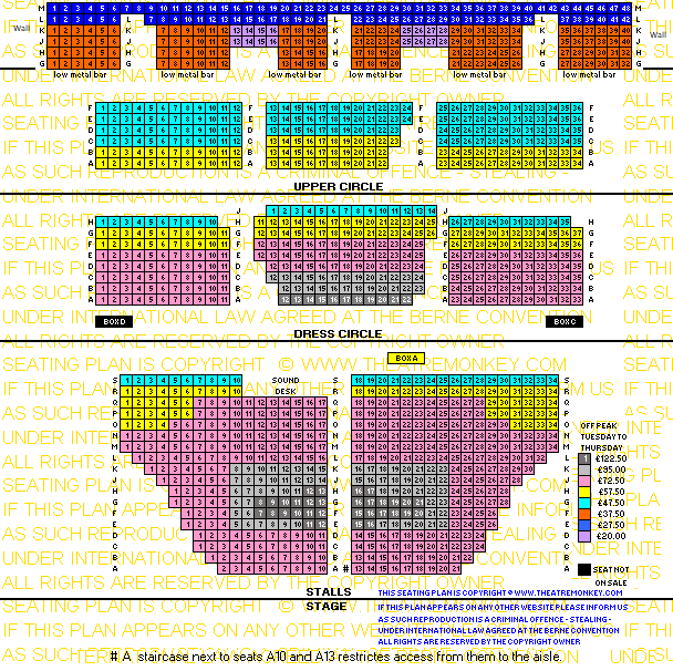 Cambridge Theatre Prices Off-Peak Dates Midweek