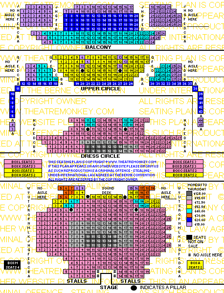 zlyiccolweekmar22.gif Lyric Theatre, Shaftesbury Avenue prices seating plan