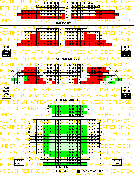 zapolloweekapril22a.gif Apollo Theatre Shaftesbury Avenue value Seating Plan
