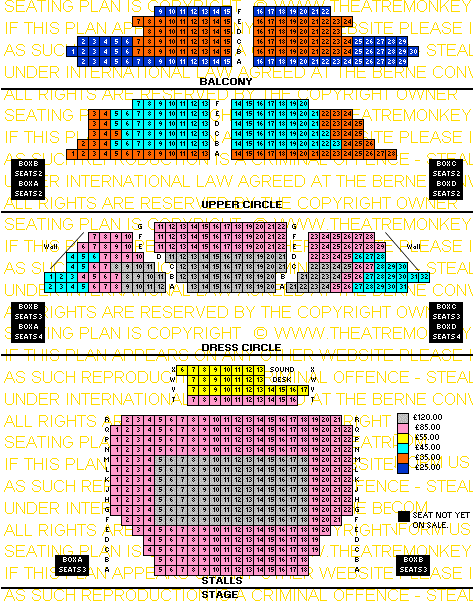 Apollo Theatre Shaftesbury Avenue prices seating plan