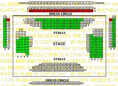 Donmar Warehouse Value Seating Plan