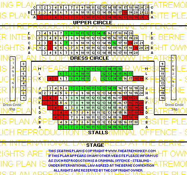 Royal Court downstairs value seating plan