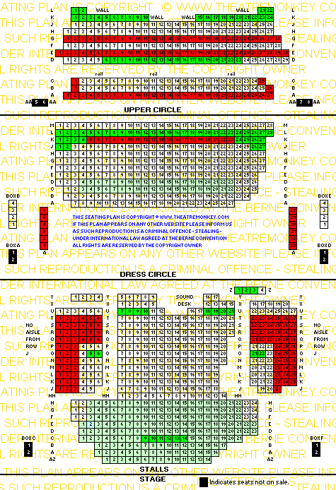 Aldwych Theatre value seating plan