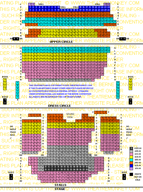 zaldwychthurcoloct22.gif Aldwych Theatre price seating plan