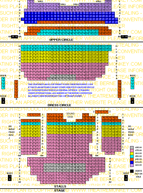zaldwychtuecoloct22.gif Aldwych Theatre price seating plan