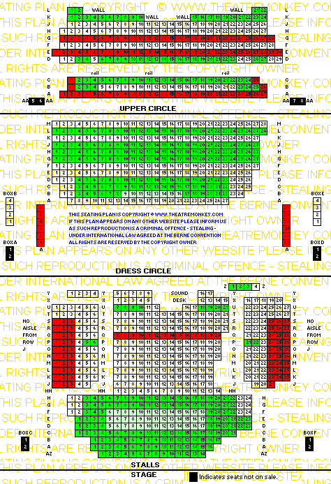 zaldwychtueoct22.gif Aldwych Theatre value seating plan