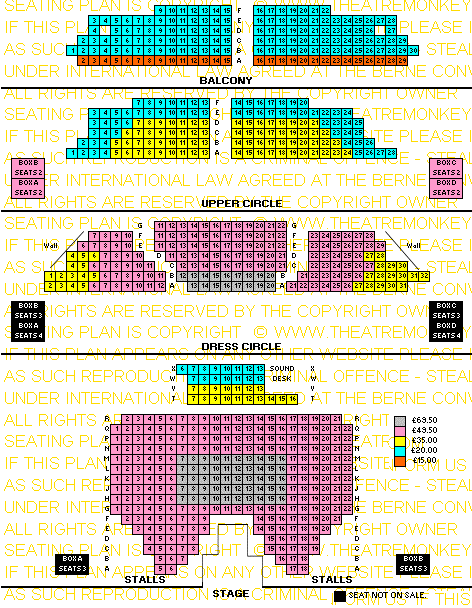 Apollo Theatre Shaftesbury Avenue prices seating plan