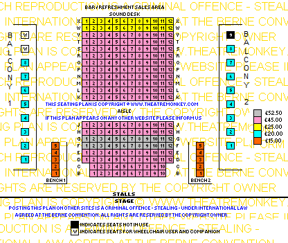 zcharingcrosscolsept23.gif Charing Cross Theatre prices seating plan