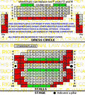 Arts Theatre value seating plan