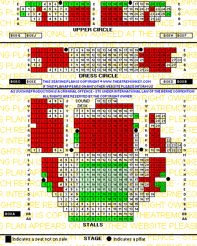 zgarrickmay23.gif Garrick Theatre seating plan showing value for money
