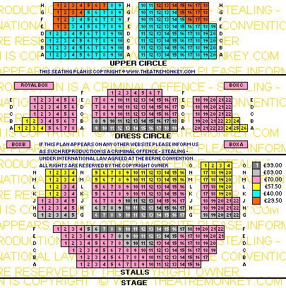 St Martin's Theatre Seating Plan Prices