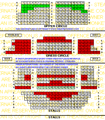 St Martin's Theatre Seating Plan Value