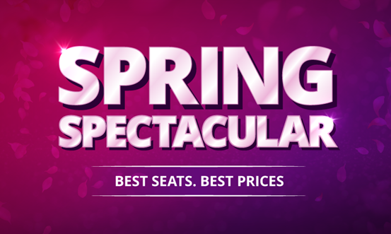London Theatre Direct Spring Spectacular Sale banner.